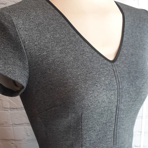 ANDREW MARC SCUBA SHEATH CASUAL KNEE LENGTH DRESS WOMEN'S SIZE 6 PETITE - Picture 12 of 16